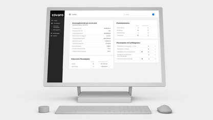 Plateforme Covaro Fund – Vue Tablette Surface